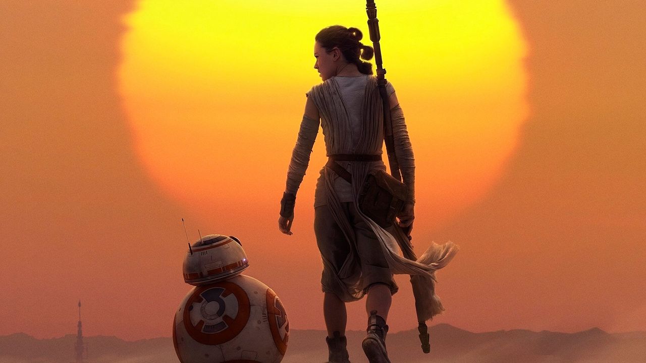 Rey and bb-8
