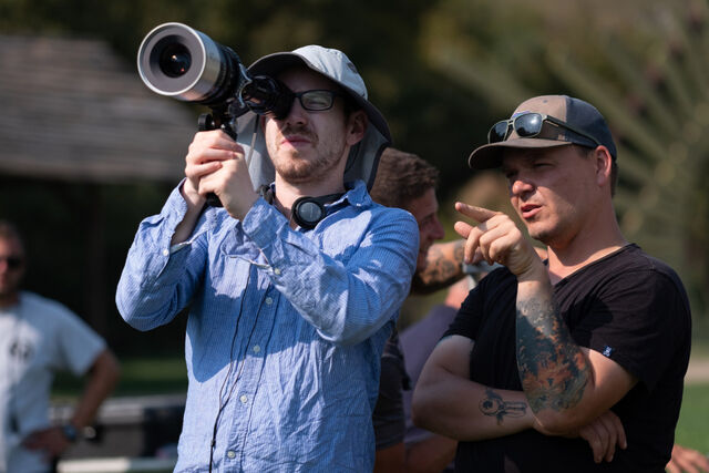 Ari Aster with cinematographer Pawel Pogorzelski. — Photographer… Gabor Kotschy