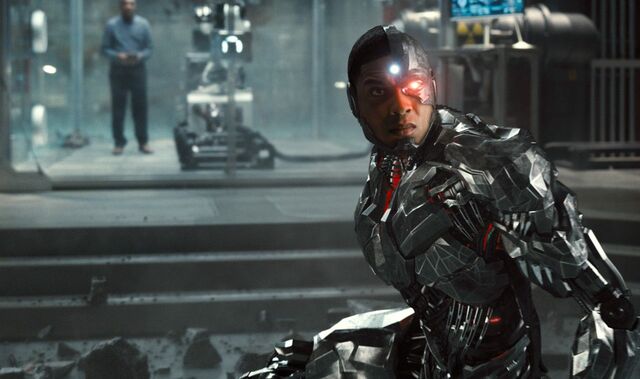 Ray Fisher as Cyborg in Zack Snyder’s Justice League.