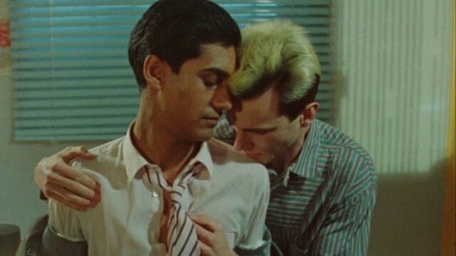Gordon Warnecke and Daniel Day-Lewis in My Beautiful Laundrette (1985).