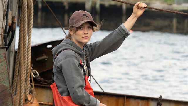 Ruby (Emilia Jones) translates for her fishing family in CODA.