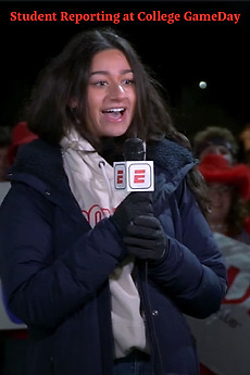 Student Reporting at College GameDay (2023) directed by Carson Scallen