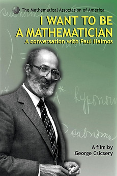 ‎I Want to Be a Mathematician • Film + cast • Letterboxd