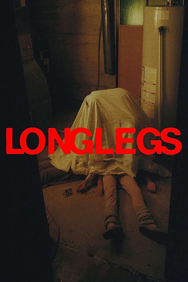 Movie poster for βLonglegsβ.