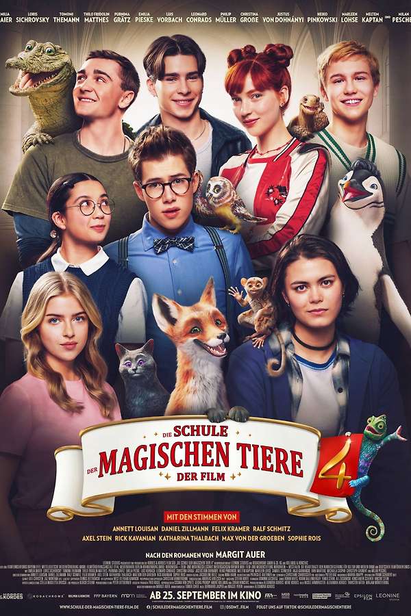 Movie poster for “School of Magical Animals 4”.
