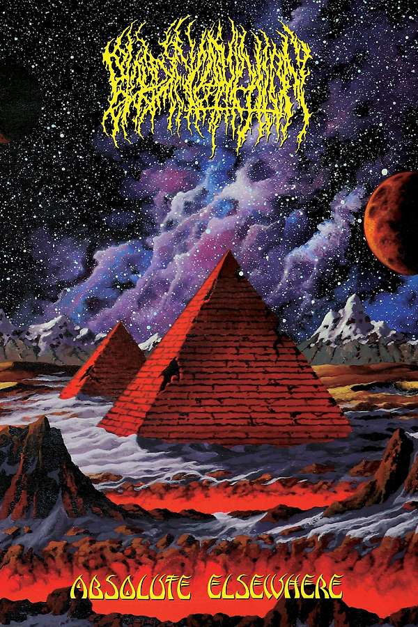 Movie poster for “BLOOD INCANTATION - All Gates Open: In Search of Absolute Elsewhere”.
