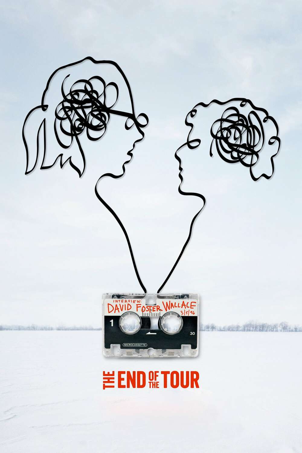 Poster for The End of the Tour (2015)