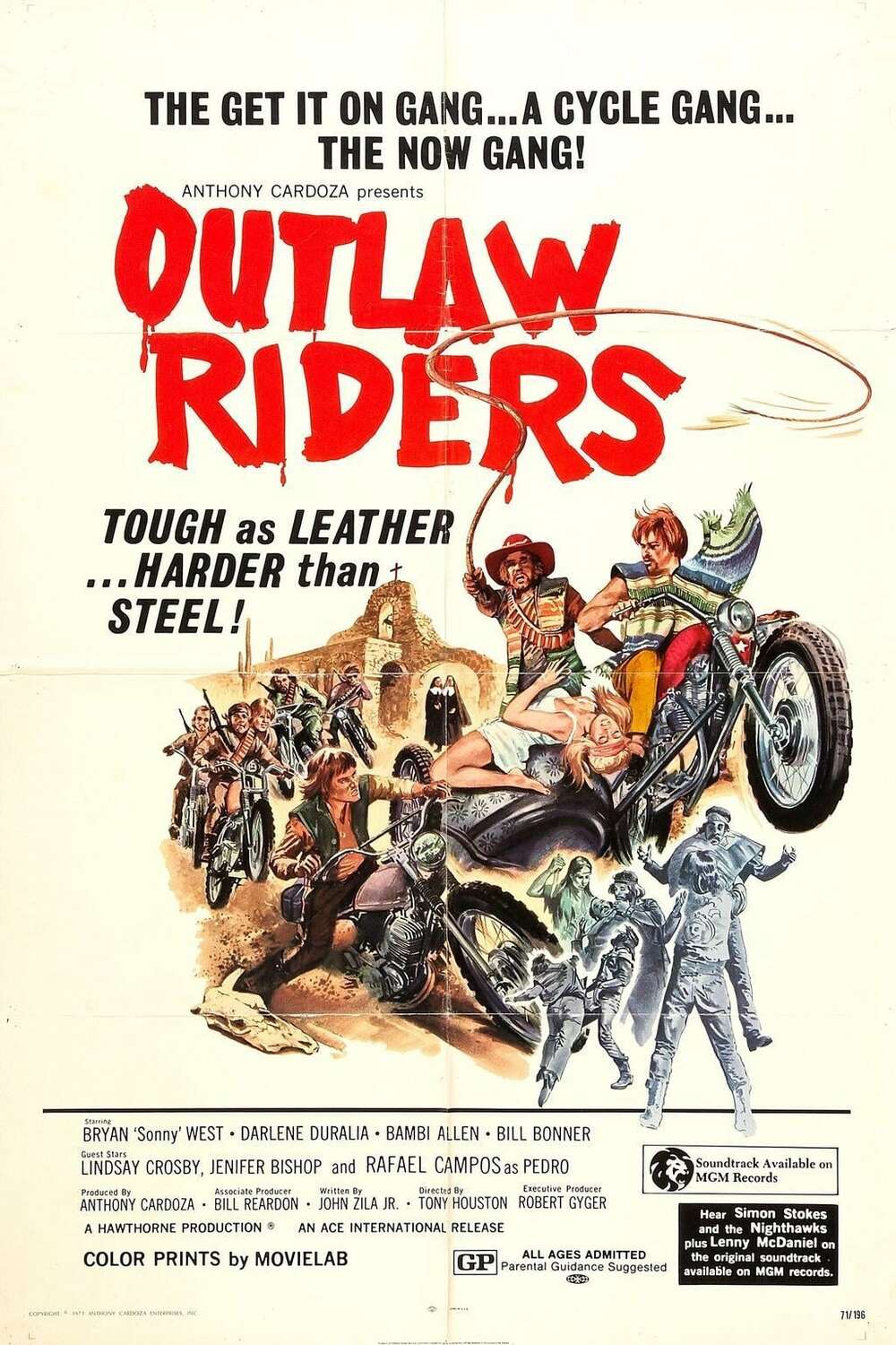 Outlaw Riders (1971) directed by Tony Huston • Reviews, film