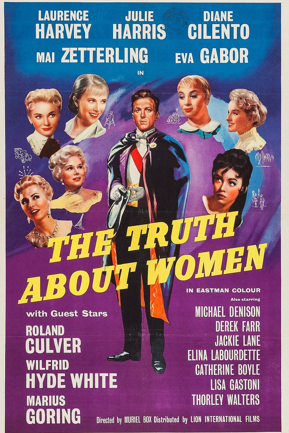 【beautiful woman telling the truth】 The Truth About Women (1957) directed by Muriel Box