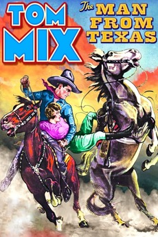 Poster De Film THE TEXAN Avec Tom Mix - Affiche Cinéma HQ 40x60cm Neuve