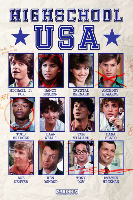 cast of high school usa film