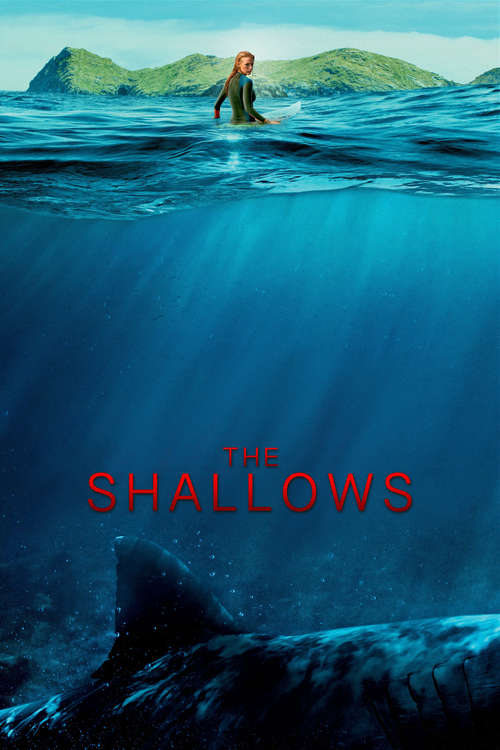 Movie poster for “The Shallows”.