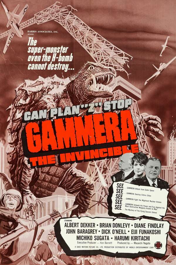 ウラムの螺旋Gary Ashiya's Film Compositions Gammera the Invincible (1966) directed by Sandy Howard, Noriaki