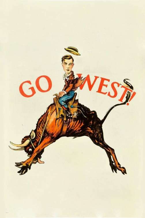Poster for Go West, 1925 - ★★★