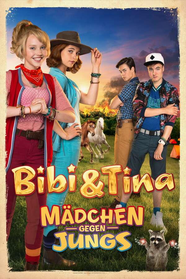 Movie poster for “Bibi & Tina: Girls vs. Boys”.
