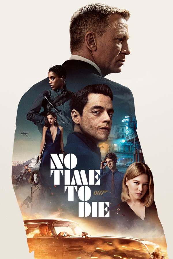 Movie poster for “No Time to Die”.