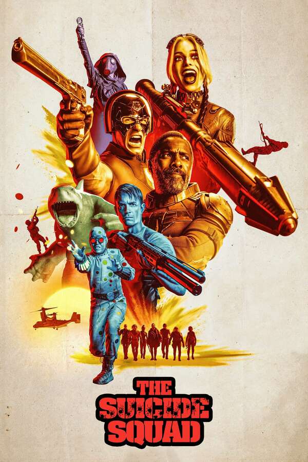 Movie poster for “The Suicide Squad”.