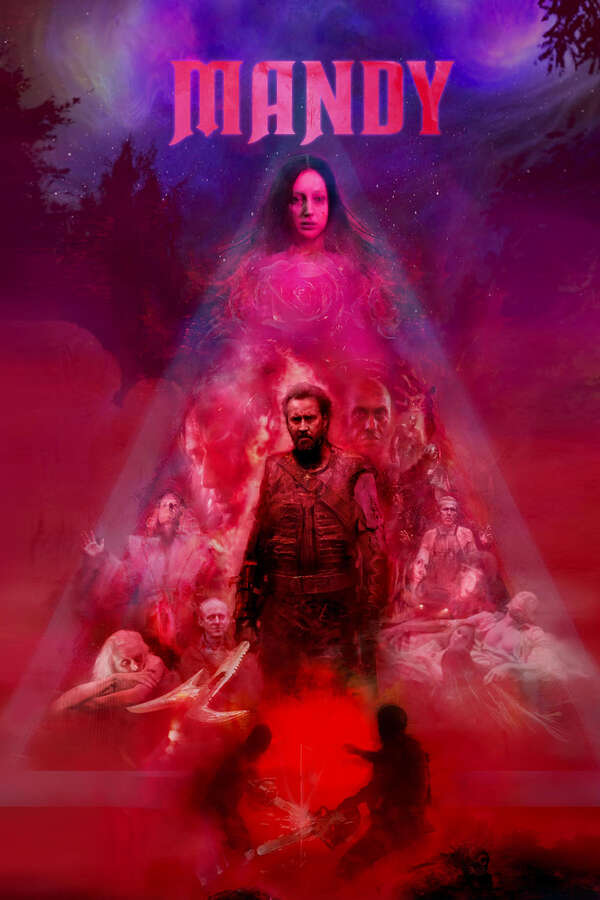 Movie poster for “Mandy”.