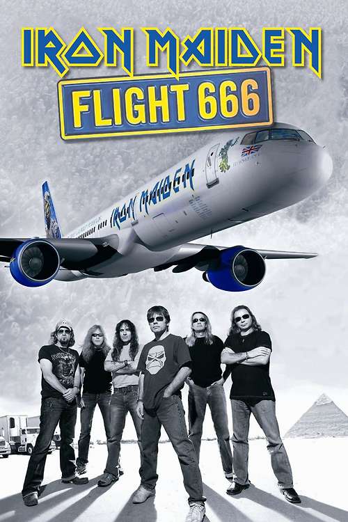 Movie poster for βIron Maiden: Flight 666β.