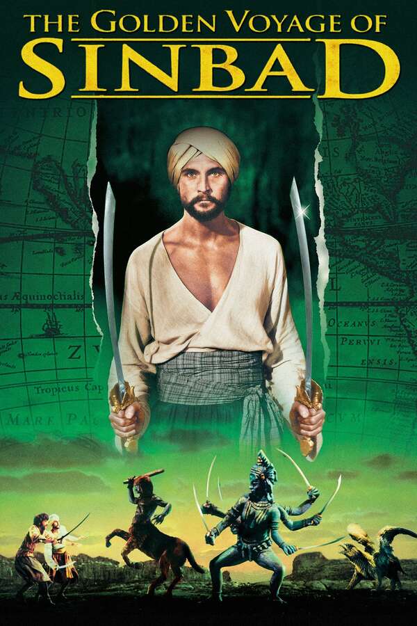 Poster for The Golden Voyage of Sinbad, 1973 - ★★★