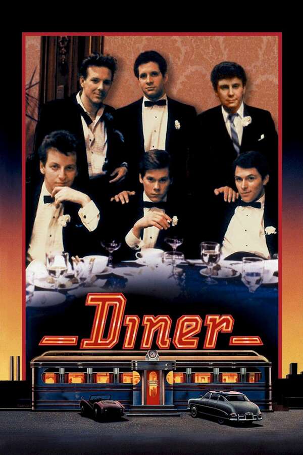 Movie poster for “Diner”.