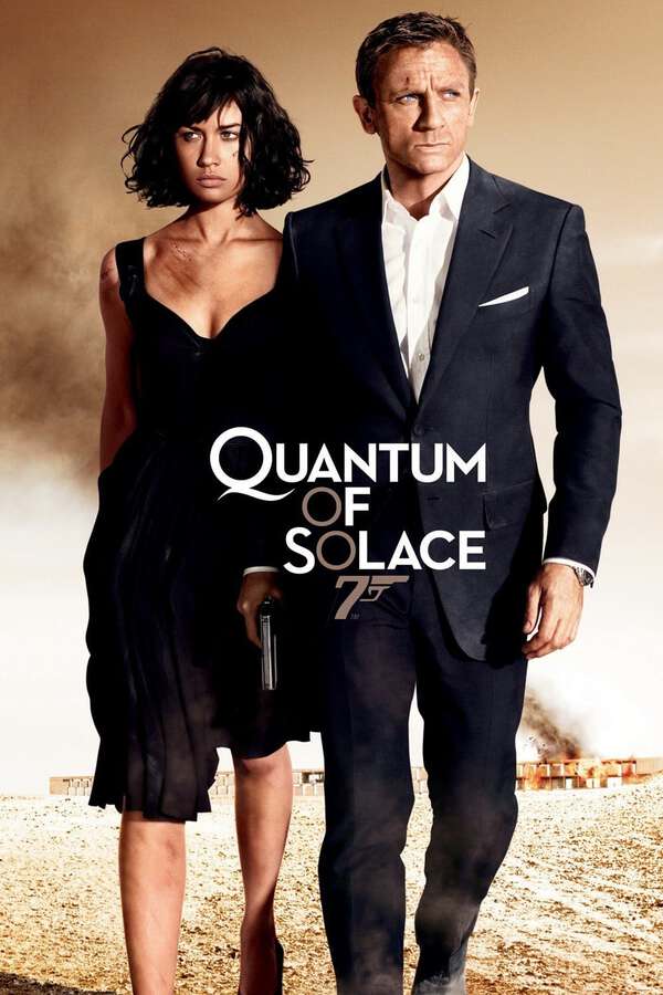 Movie poster for “Quantum of Solace”.