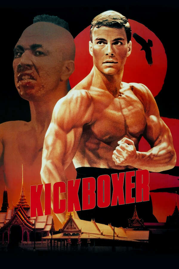 Movie poster for “Kickboxer”.