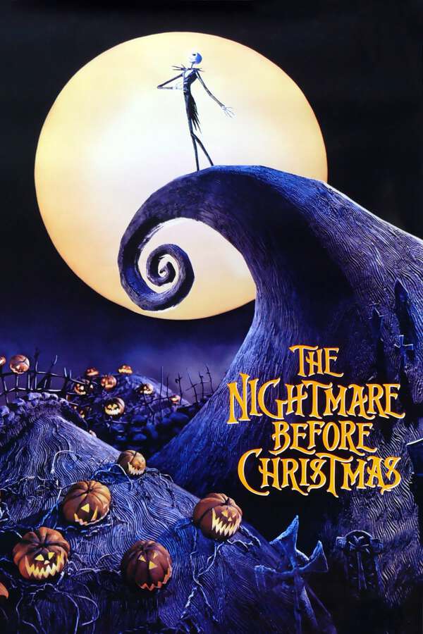 Movie poster for “The Nightmare Before Christmas”.