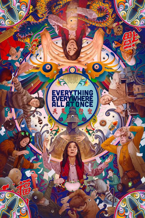 Movie poster for “Everything Everywhere All at Once”.