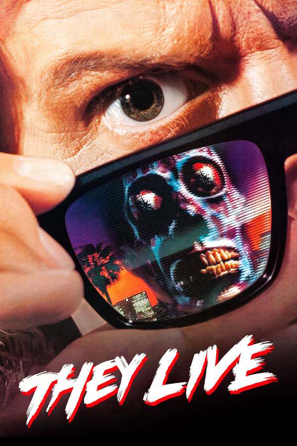 Movie poster for “They Live”.