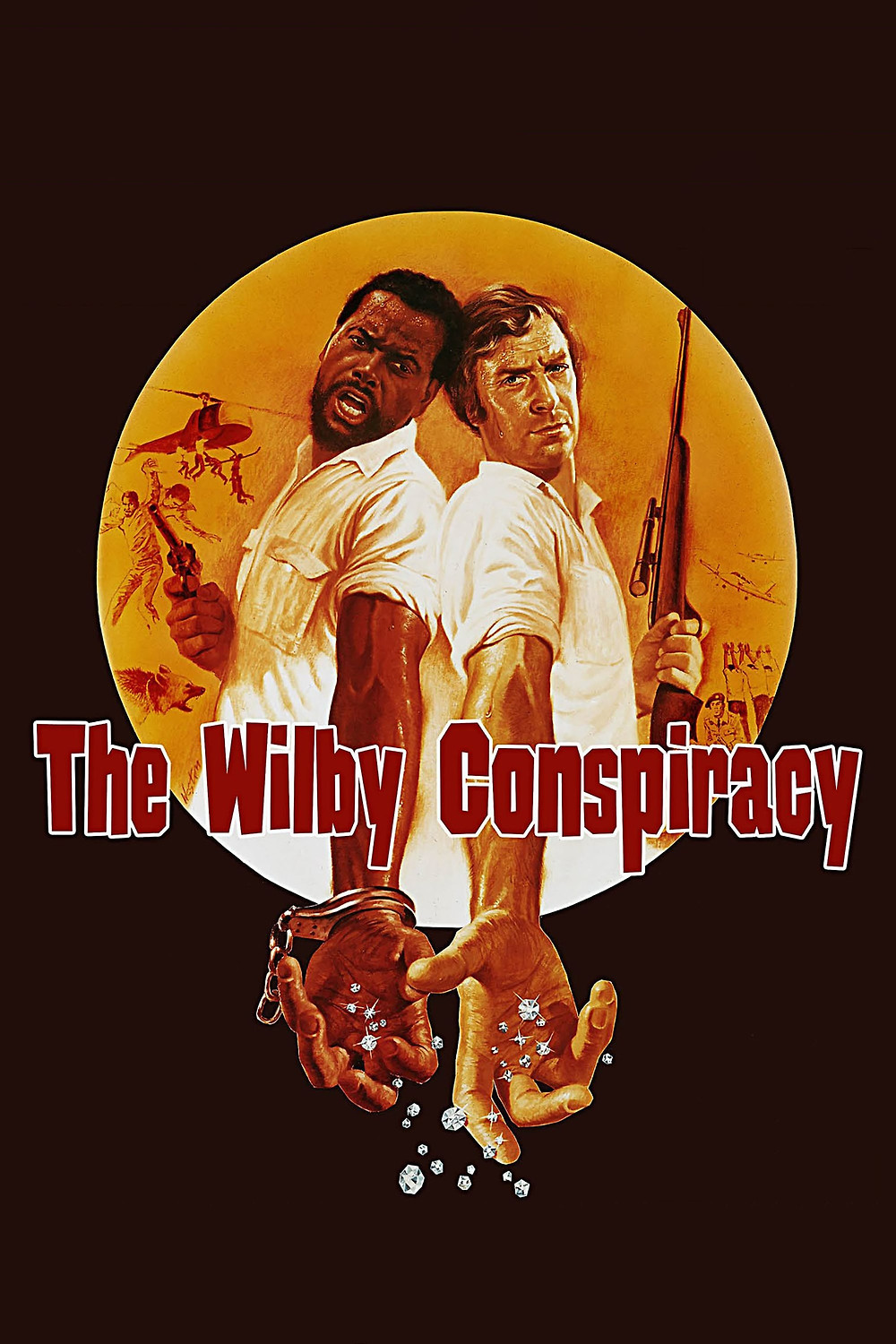 tr0722 映画ポスター ケープタウンthe wilby conspiracy Original Wilby Conspiracy, The (1975) movie poster in C8