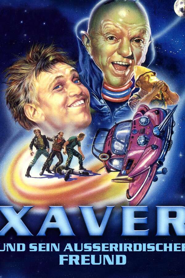 Movie poster for “Xaver und sein außerirdischer Freund”.