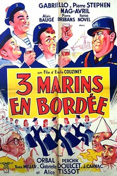 Trois marins en bordée (1957) directed by Émile • Film + cast