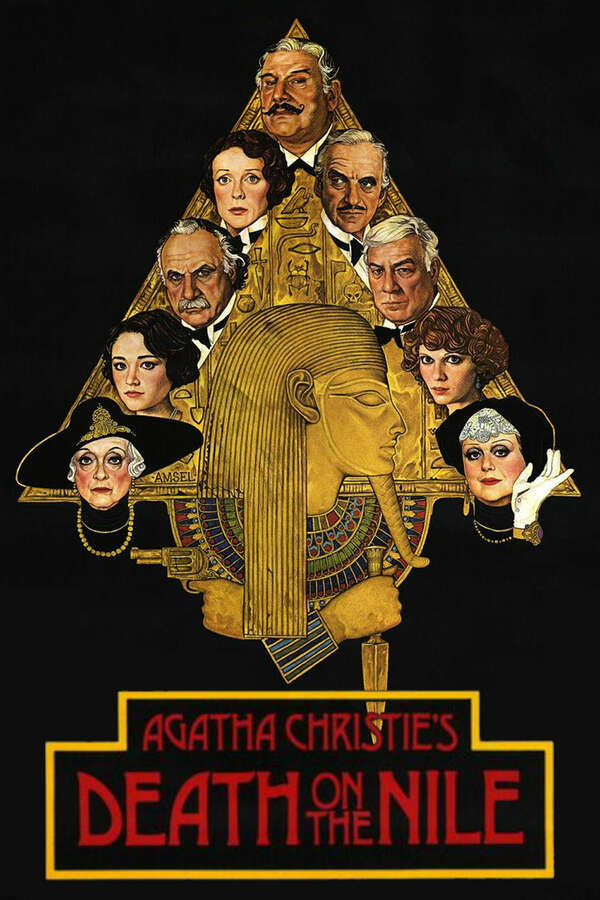 Movie poster for “Death on the Nile”.