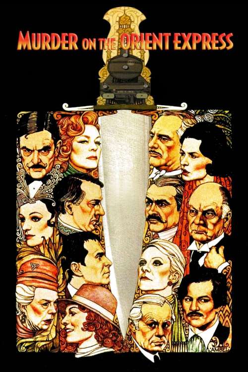 Movie poster for “Murder on the Orient Express”.