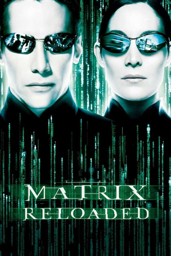 Movie poster for “The Matrix Reloaded”.