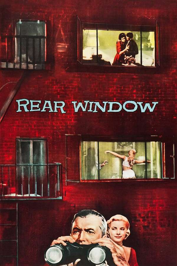 Movie poster for “Rear Window”.