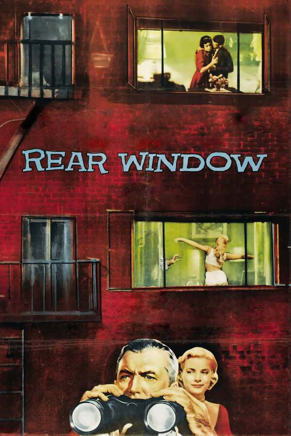 Movie poster for “Rear Window”.