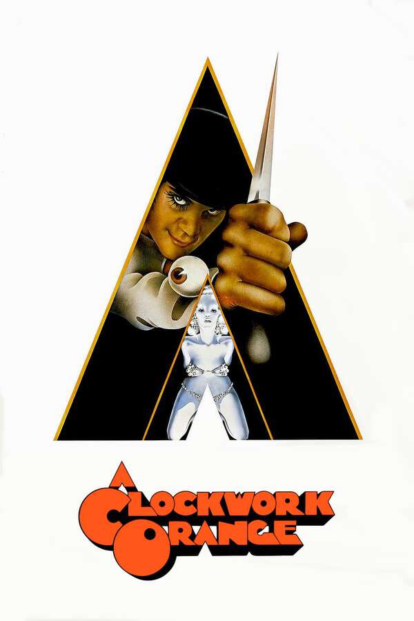 Movie poster for βA Clockwork Orangeβ.