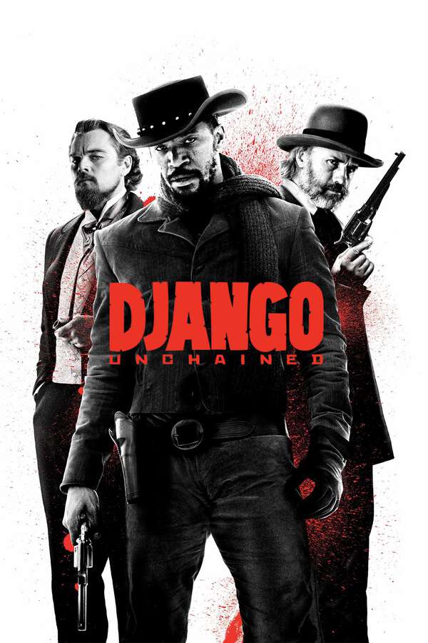 Movie poster for “Django Unchained”.