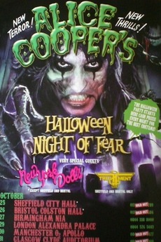 alice cooper halloween night of fear london