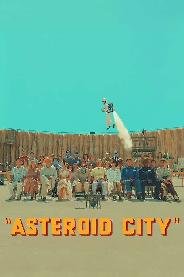 Movie poster for “Asteroid City”.