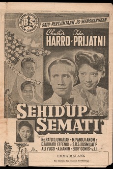 Semati Sehidup Semati (1949) directed by Fred Young • Film + cast • Letterboxd