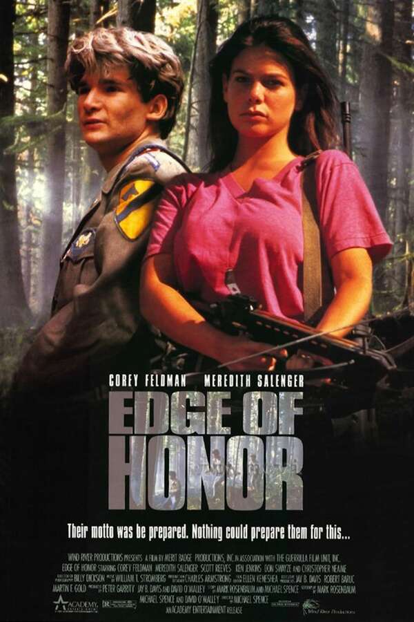 Movie poster for “Edge of Honor”.