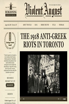‎Violent August: The 1918 Anti-Greek Riots in Toronto • Film + cast ...