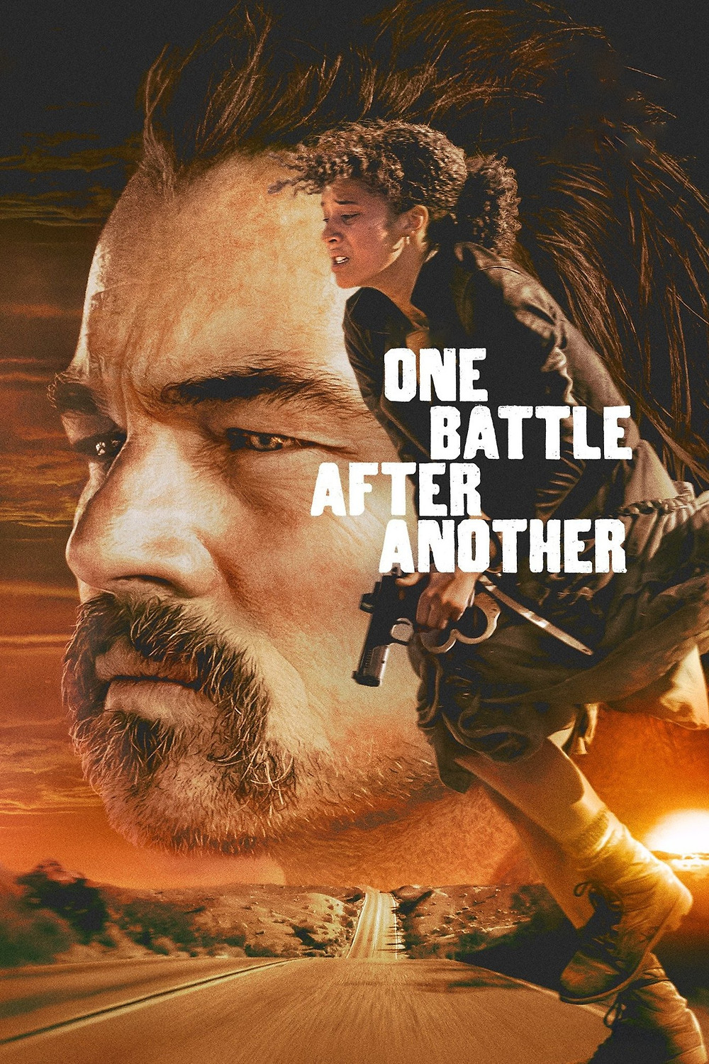 The poster for the 2025 Film One Battle After Another