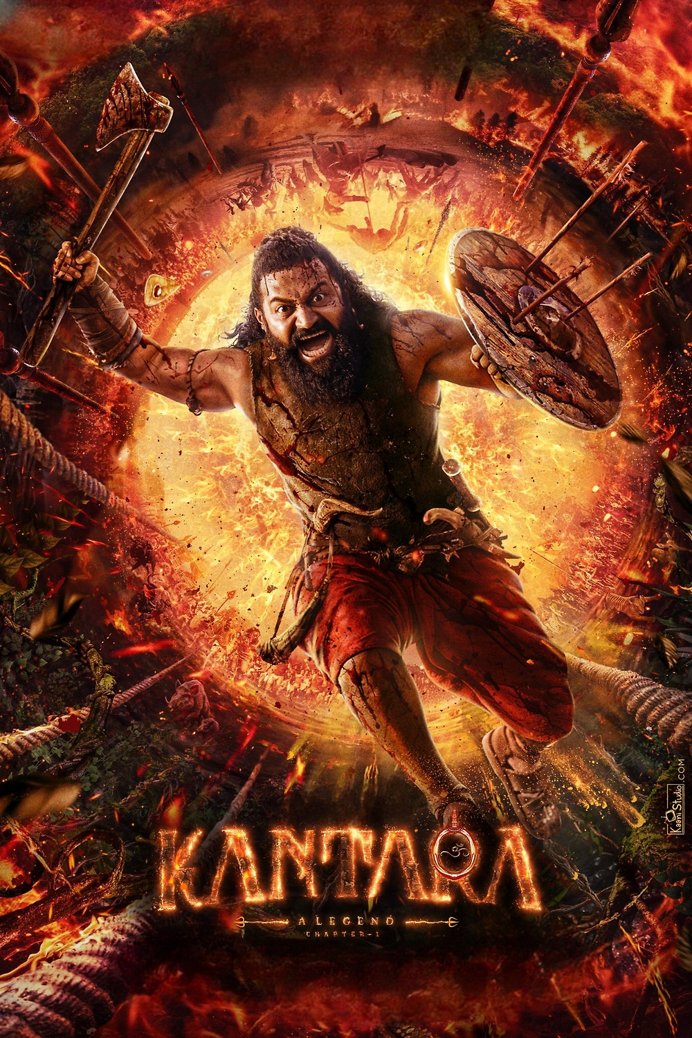 Kantara A Legend: Chapter 1 (2025) 1080p 720p 480p UNCUT HDRip x264 ESubs ORG [Dual Audio] [Hindi (Clean) – Kannada]