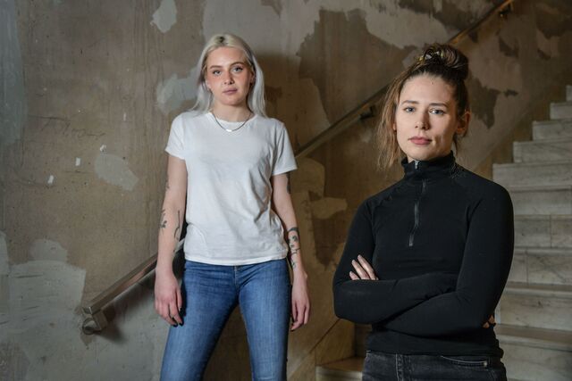 Pleasure’s lead, Sofia Kappel, with writer and director Ninja Thyberg. — Photographer… Anders Wiklund/​TT News Agency/Alamy