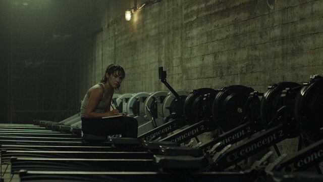 Alex works to keep her ergo in check.