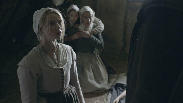 Anya Taylor-Joy in her first go-round with Eggers as Thomasin in The Witch (2015). 